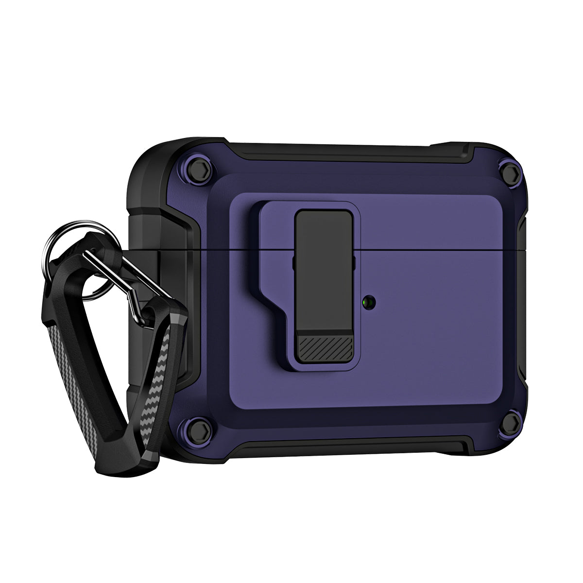 For AirPods Pro (Gen 2) (USB-C) / Pro 2 Shockproof TPU+PC Case Bluetooth Earbuds Charging Case Cover with Buckle
