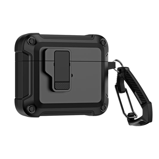 Anti-Drop TPU+PC Case for Apple AirPods 3 Bluetooth Headset Charging Case Cover with Buckle