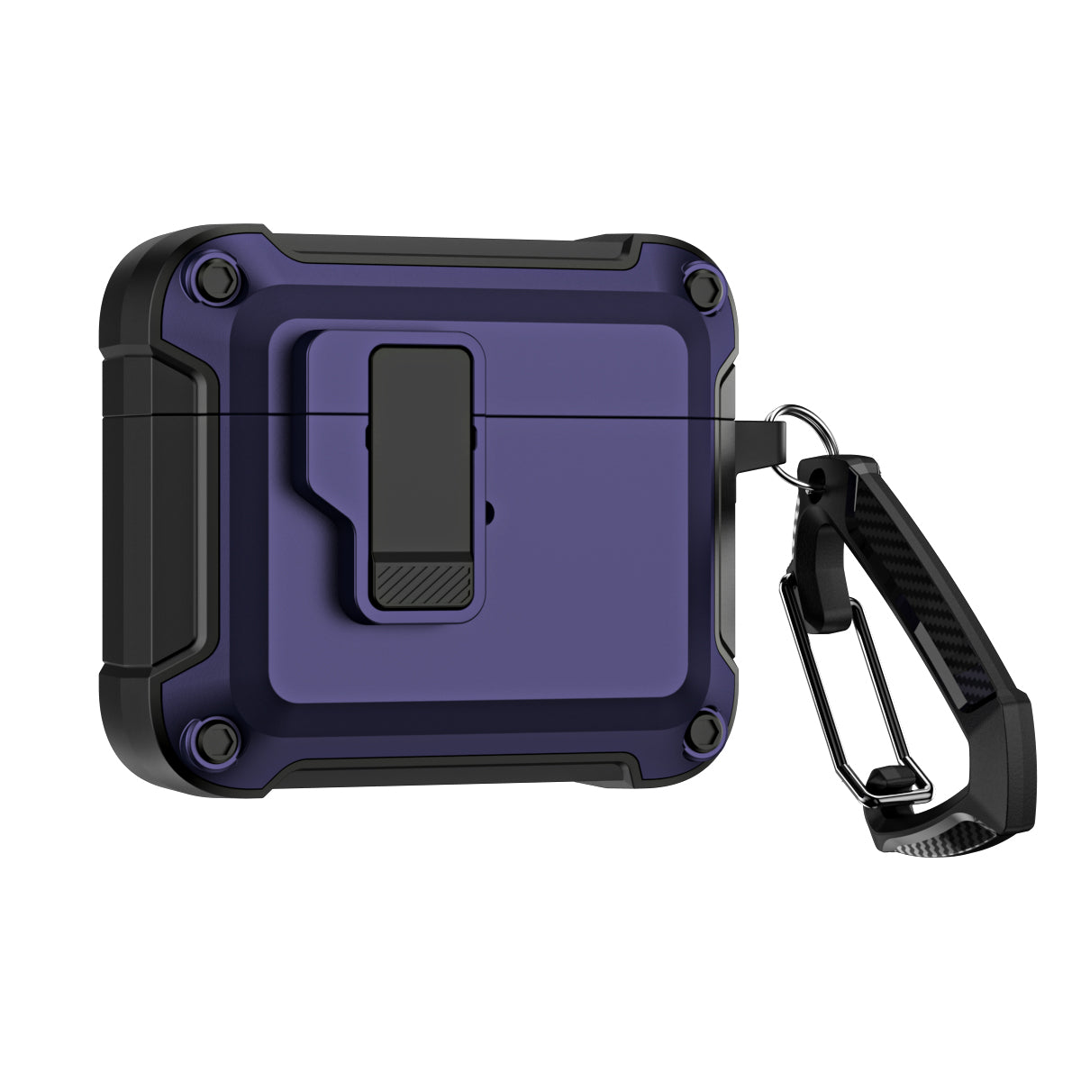Anti-Drop TPU+PC Case for Apple AirPods 3 Bluetooth Headset Charging Case Cover with Buckle