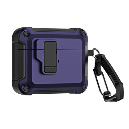 Anti-Drop TPU+PC Case for Apple AirPods 3 Bluetooth Headset Charging Case Cover with Buckle