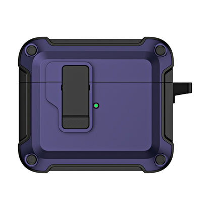Anti-Drop TPU+PC Case for Apple AirPods 3 Bluetooth Headset Charging Case Cover with Buckle