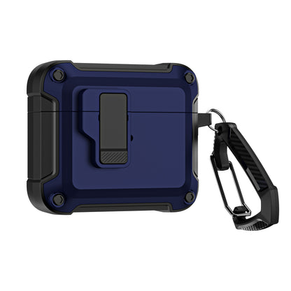 Anti-Drop TPU+PC Case for Apple AirPods 3 Bluetooth Headset Charging Case Cover with Buckle