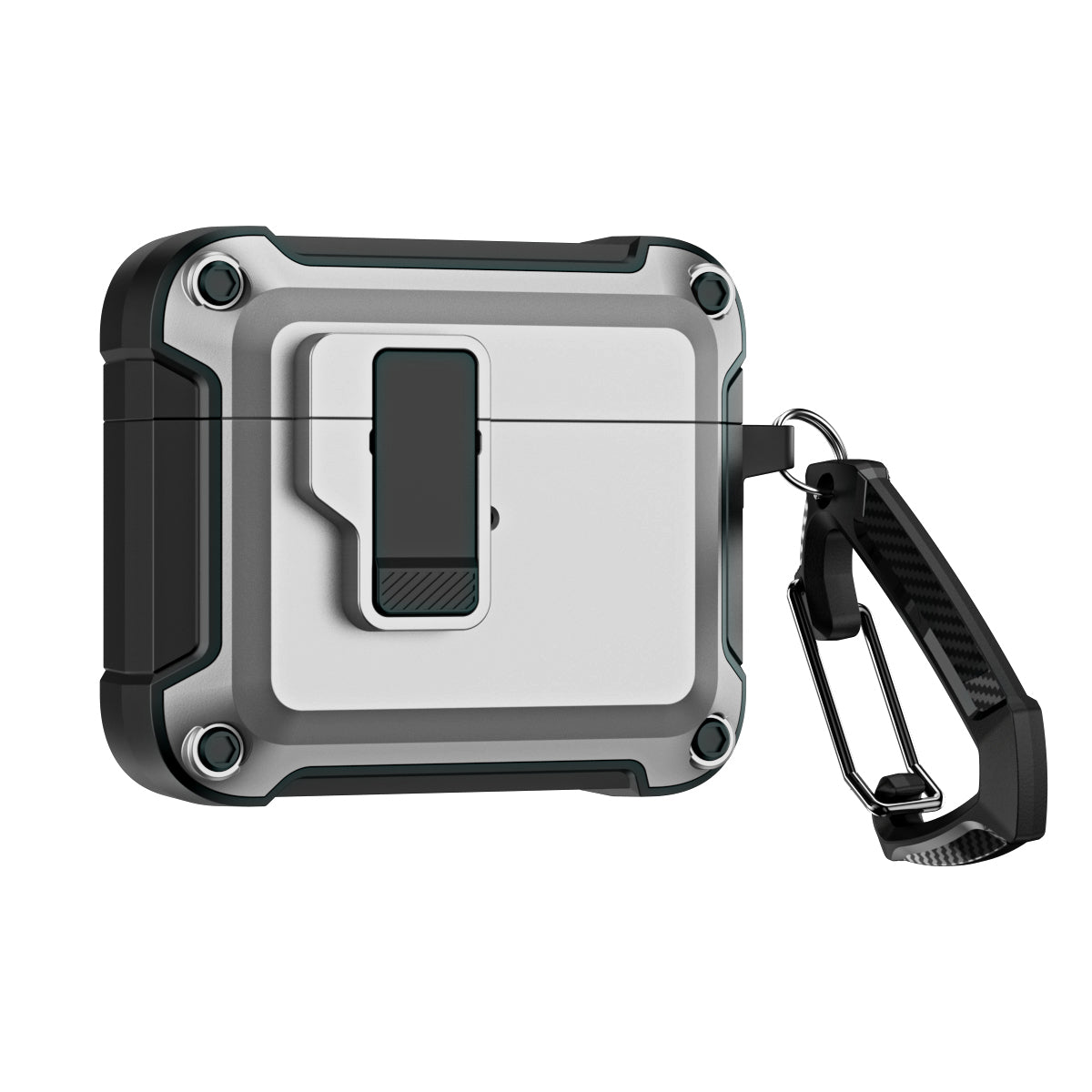 Anti-Drop TPU+PC Case for Apple AirPods 3 Bluetooth Headset Charging Case Cover with Buckle