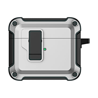 Anti-Drop TPU+PC Case for Apple AirPods 3 Bluetooth Headset Charging Case Cover with Buckle