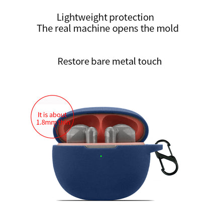 Silicone Case for MEIZU PANDAER Air Bluetooth Earphone Sleeve Headphone Charging Bin Cover with Buckle