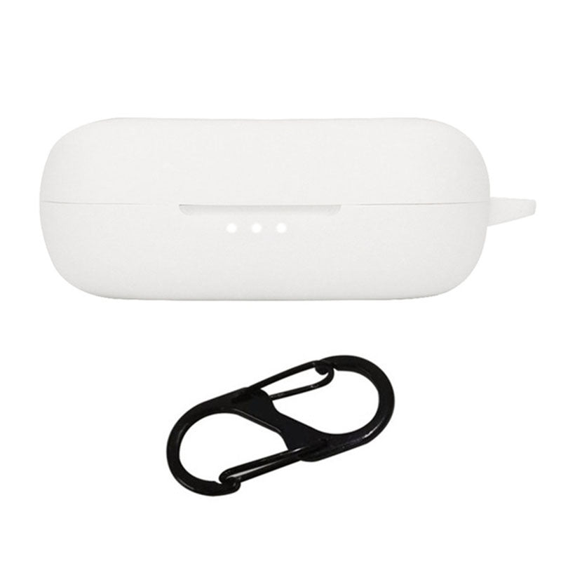 For SoundPEATS GoFree Bluetooth Earphone Silicone Case Shockproof Headphone Charging Bin Cover with Buckle