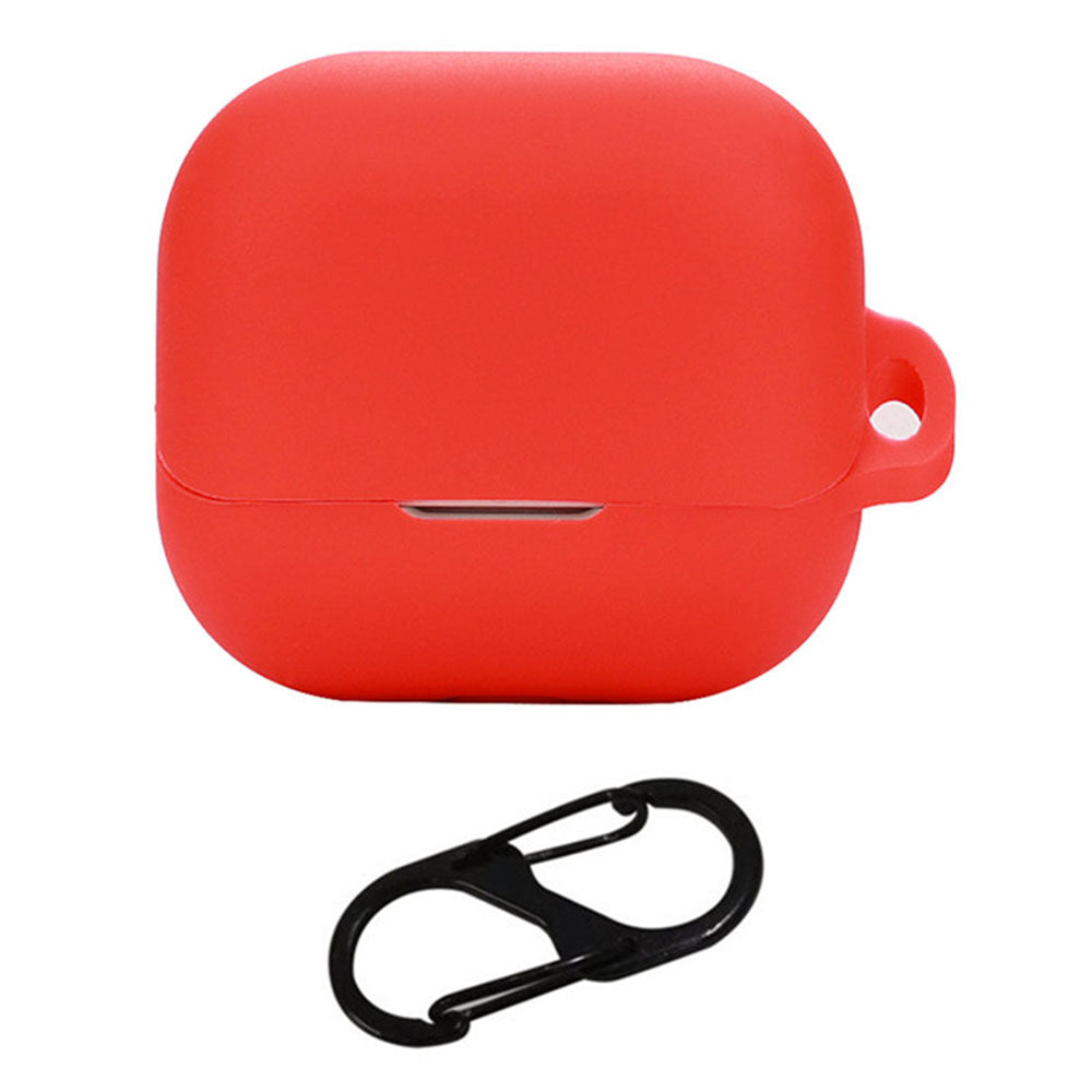 For Libratone AIR+3 Bluetooth Earphone Anti-drop Case Silicone Protective Cover with Anti-lost Buckle