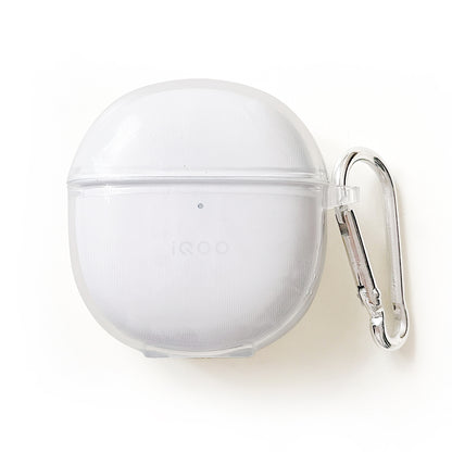 For Vivo TWS Air Pattern Print Bluetooth Earphone Cover Clear TPU Protective Case