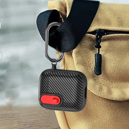 Earphone Protective Case for Apple AirPods with Charging Case (2016) / (2019) / AirPods with Wireless Charging Case (2019) , Buckle Design TPU+PC Cover