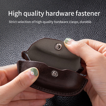 For Sony WF-1000XM4 Earphone Case PU Leather Bluetooth Headset Charging Bin Sleeve Cover