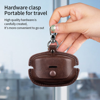 For Sony WF-1000XM4 Earphone Case PU Leather Bluetooth Headset Charging Bin Sleeve Cover
