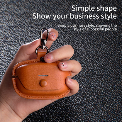 For Sony WF-1000XM4 Earphone Case PU Leather Bluetooth Headset Charging Bin Sleeve Cover