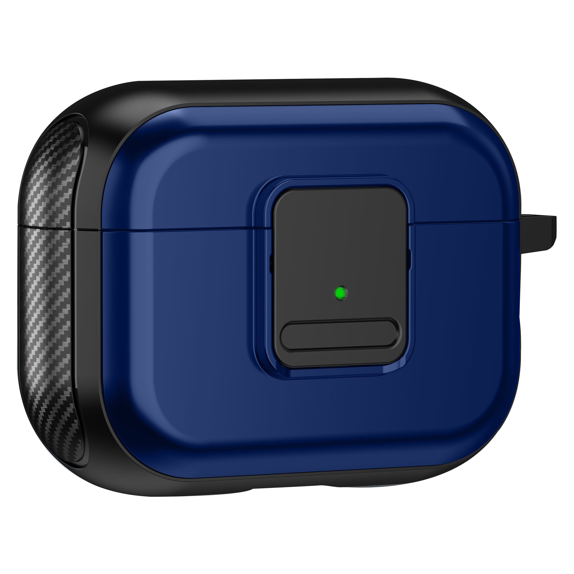 Magnetic Case for Apple AirPods Pro , Buckle Design Bluetooth Earphone TPU Cover with Carabiner