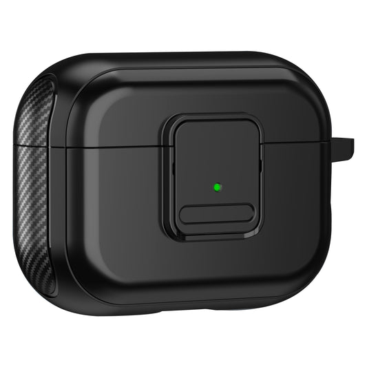 For Apple AirPods Pro 2 Magnetic Charging Earphone TPU Case Buckle Earbud Cover with Carabiner