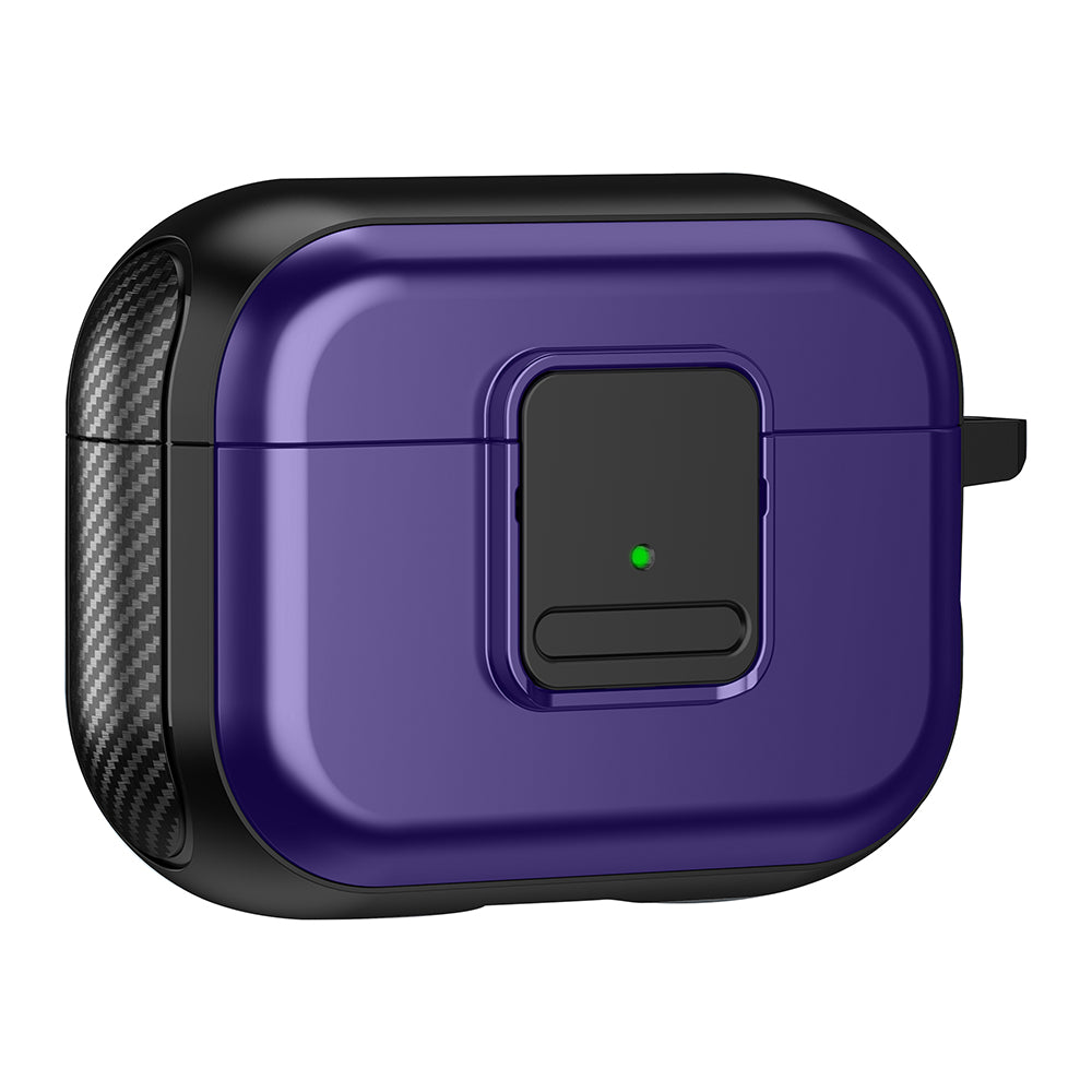 For Apple AirPods Pro 2 Magnetic Charging Earphone TPU Case Buckle Earbud Cover with Carabiner