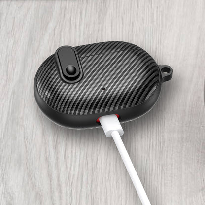 For Beats Wireless Bluetooth Earphone Cover Carbon Fiber Texture TPU+PC Case Headphone Sleeve