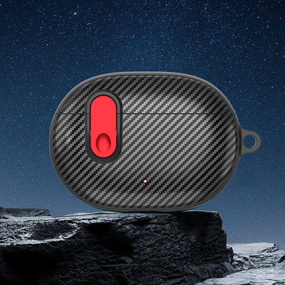 For Beats Wireless Bluetooth Earphone Cover Carbon Fiber Texture TPU+PC Case Headphone Sleeve