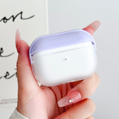 For Apple AirPods Pro Charging Case Cover Bluetooth Headset Shockproof TPU Cover with Wrist Strap