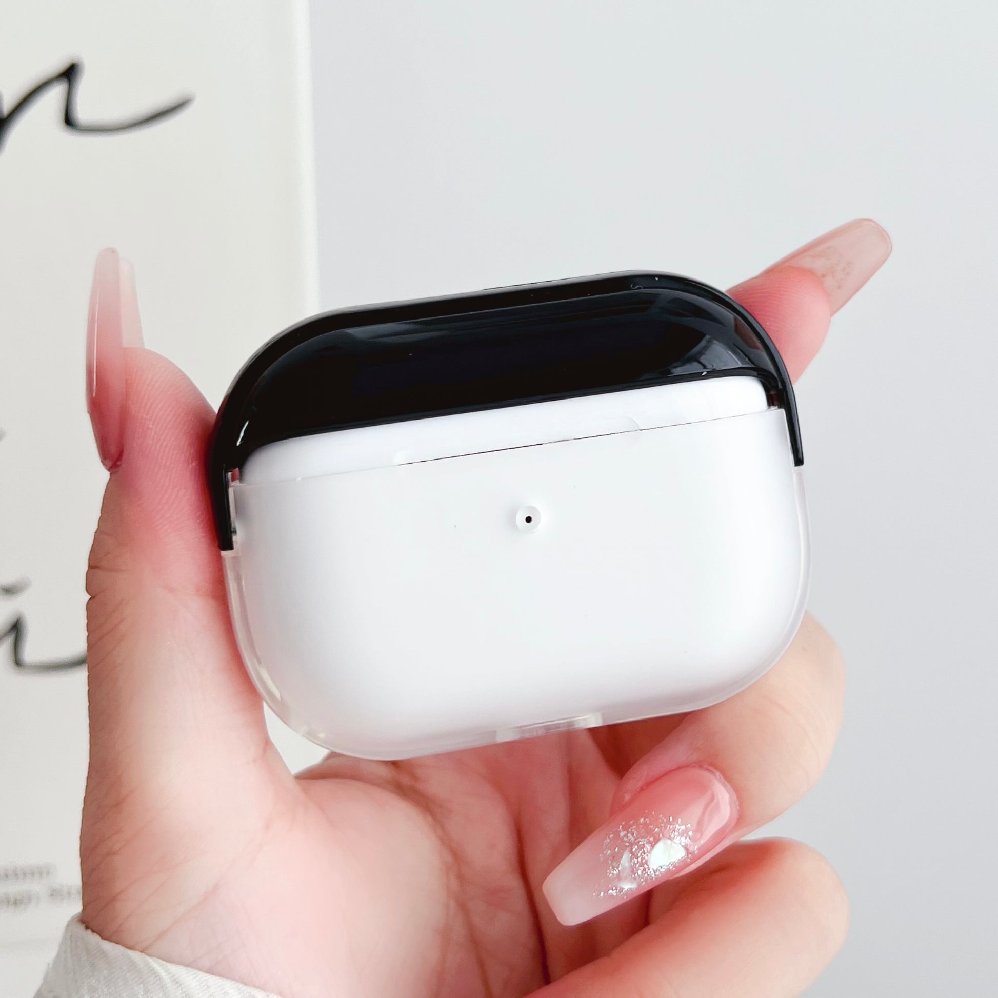 For Apple AirPods Pro Charging Case Cover Bluetooth Headset Shockproof TPU Cover with Wrist Strap