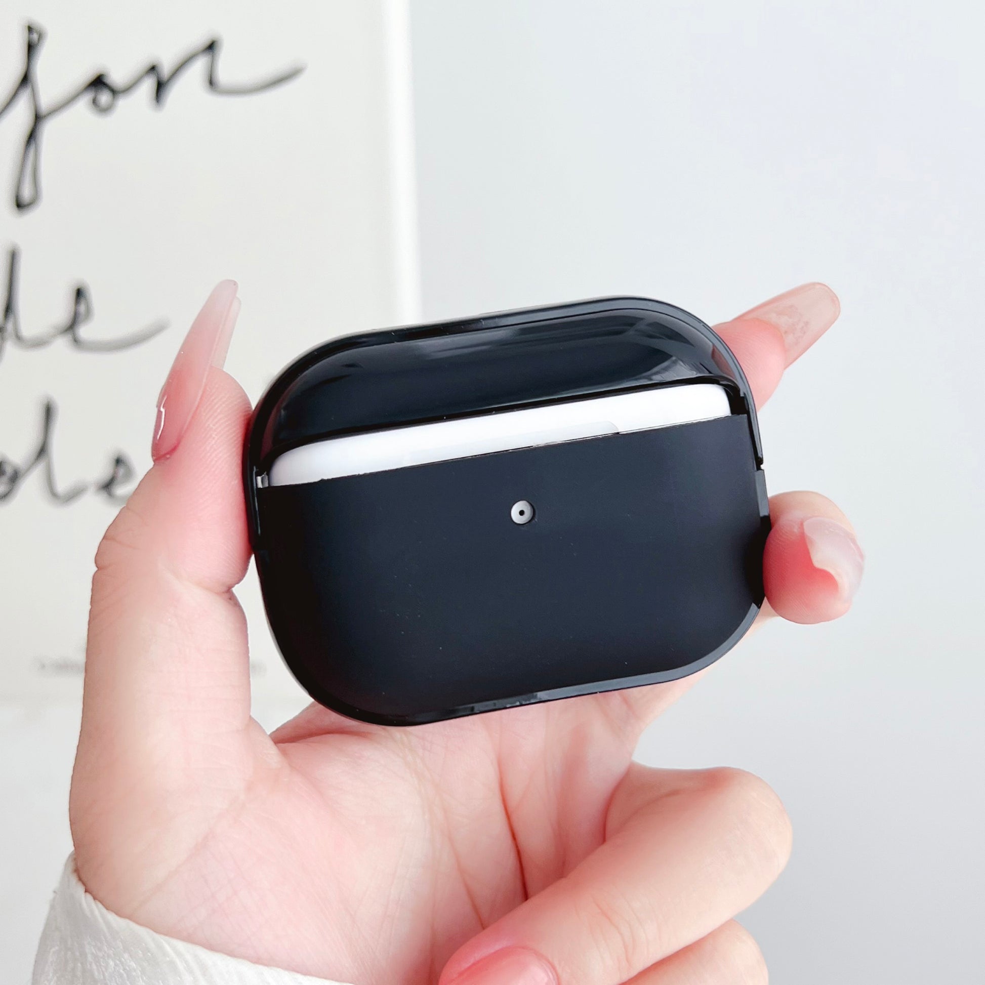 For Apple AirPods Pro Charging Case Cover Bluetooth Headset Shockproof TPU Cover with Wrist Strap