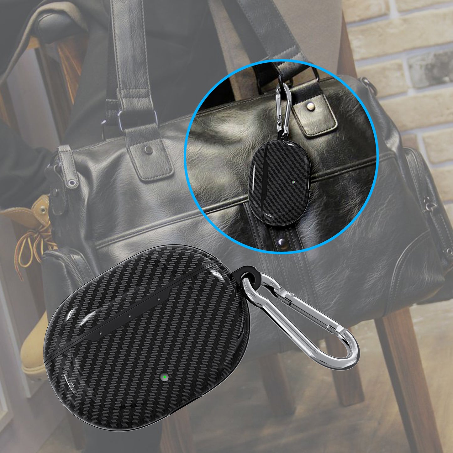 For Huawei Freebuds Pro Earphone Cover Carbon Fiber Texture TPU Case Wireless Bluetooth Headset Sleeve