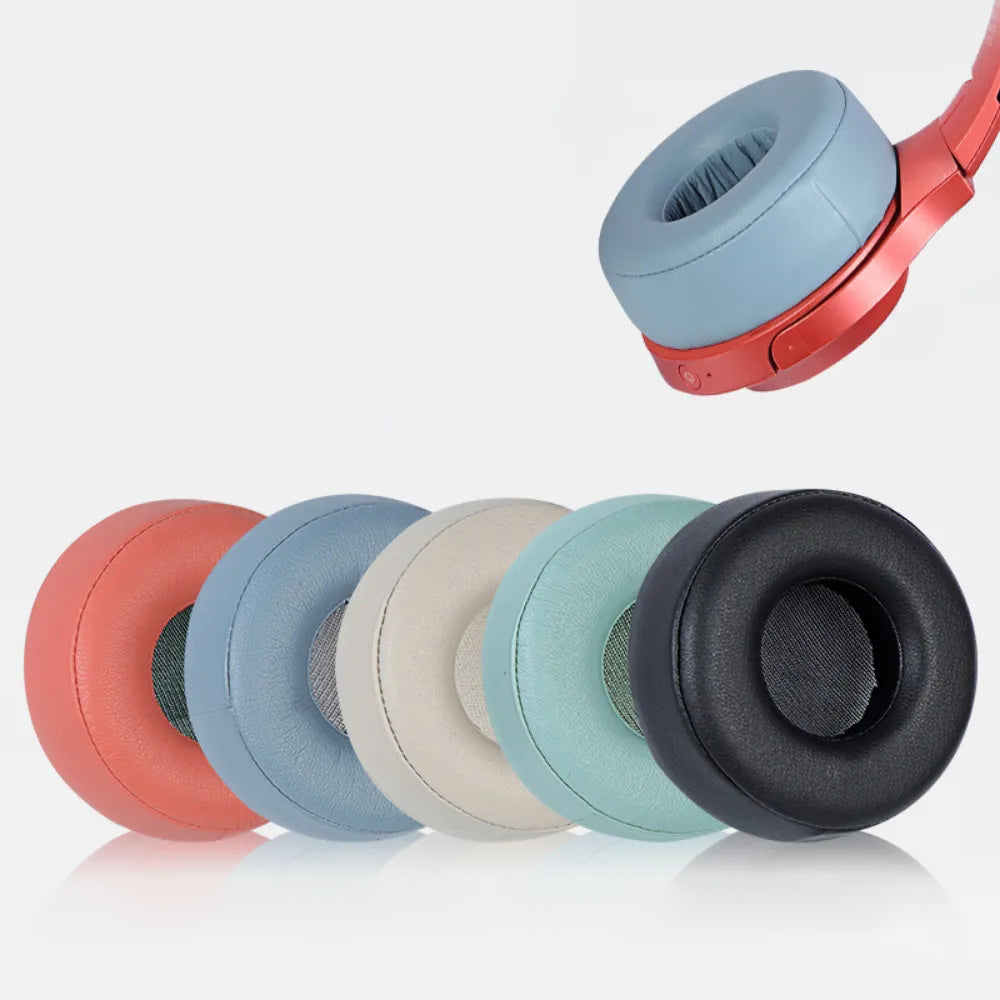 1 Pair Protein Leather Ear Cushions for Sony WH-H800 Headset Ear Pads Replacement with Crowbar