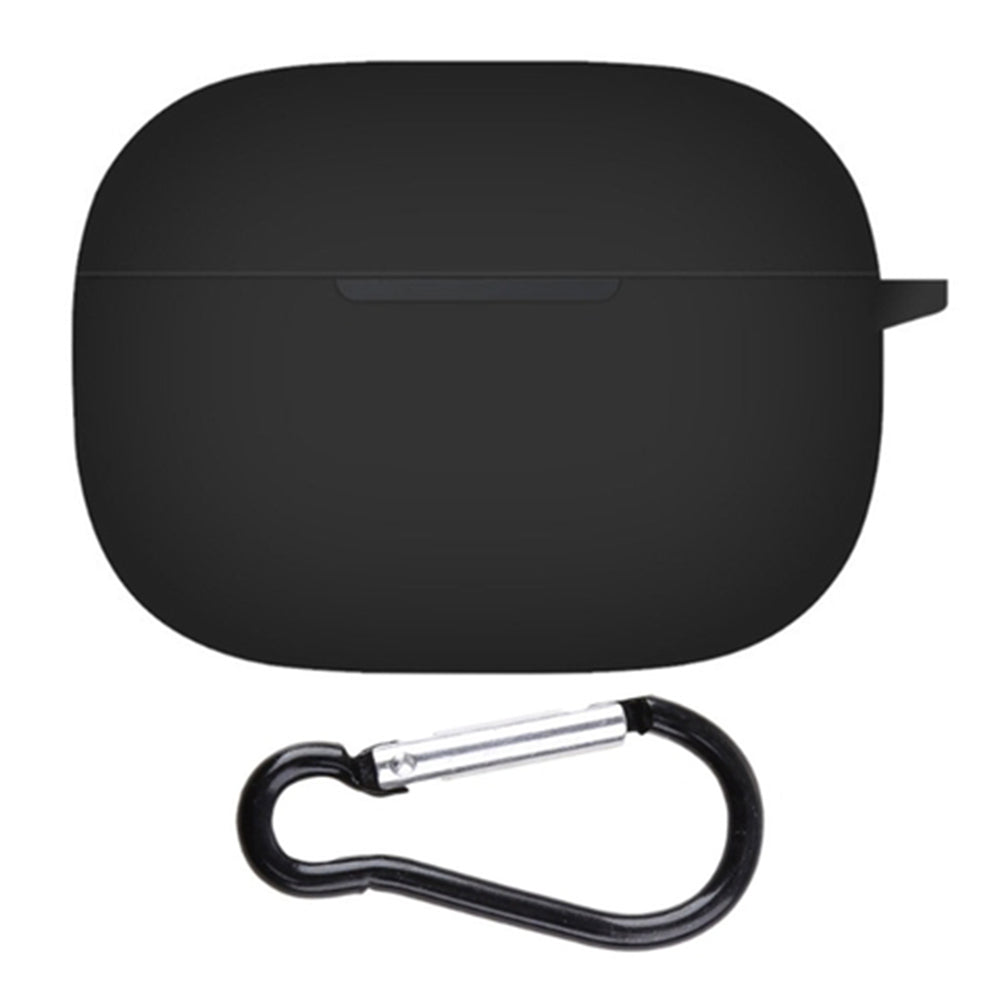 For Realme Buds T300 Earphone Silicone Case Anti-drop Earbud Protective Cover with Anti-lost Buckle