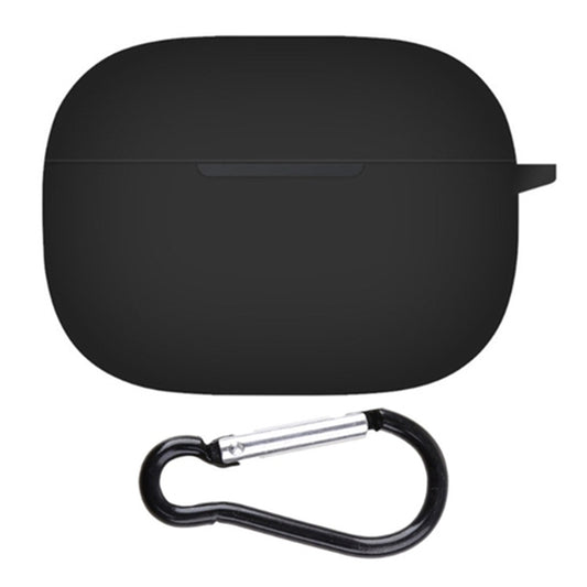 For Realme Buds T300 Earphone Silicone Case Anti-drop Earbud Protective Cover with Anti-lost Buckle