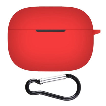 For Realme Buds T300 Earphone Silicone Case Anti-drop Earbud Protective Cover with Anti-lost Buckle