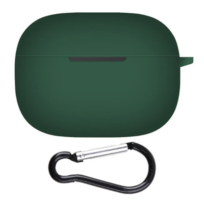 For Realme Buds T300 Earphone Silicone Case Anti-drop Earbud Protective Cover with Anti-lost Buckle