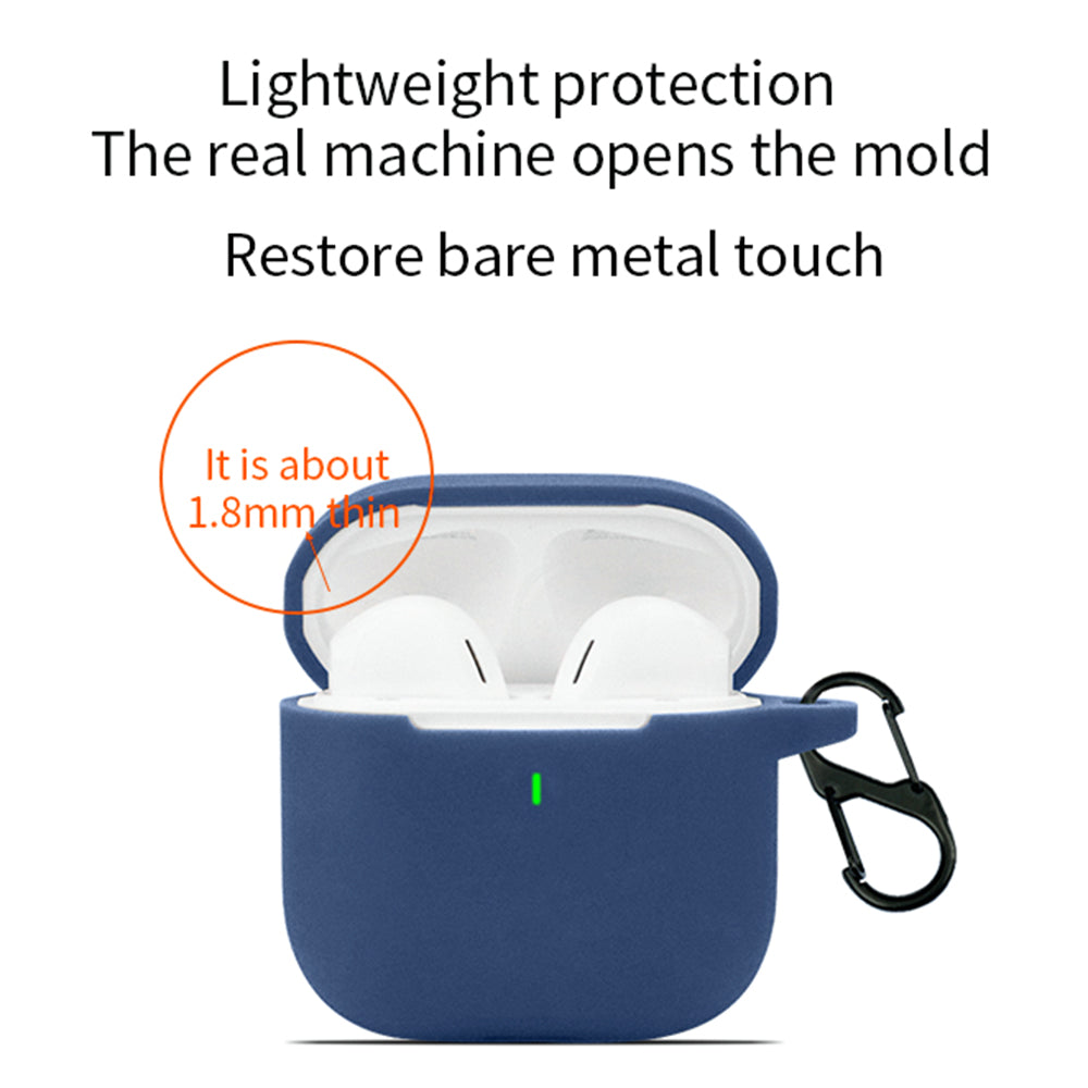 For Lifeme Blus mini Earphone Silicone Case Sleeve Earbud Protective Cover with Anti-lost Buckle