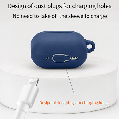 For Lifeme Blus mini Earphone Silicone Case Sleeve Earbud Protective Cover with Anti-lost Buckle