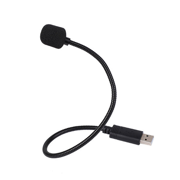 HY-302 Mini USB Microphone for Laptop and Desktop Computer PC Condenser Mic with Gooseneck