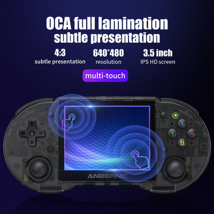 ANBERNIC RG353P 2.4G / 5G Dual-Band 3.5 Display Game Console 16GB+128GB Portable Game Console, 25000 Games