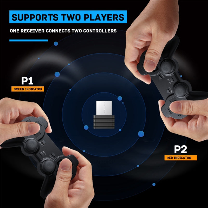 SUPER CONSOLE X Portable Mini Game Console with 2 Wireless Controller 3D HD Home Game Box (128GB)