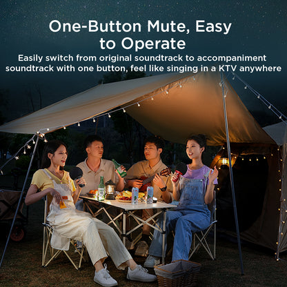 JOYROOM JR-MC6 2-in-1 Multifunctional Bluetooth 5.0 Handheld Microphone with Digital Display