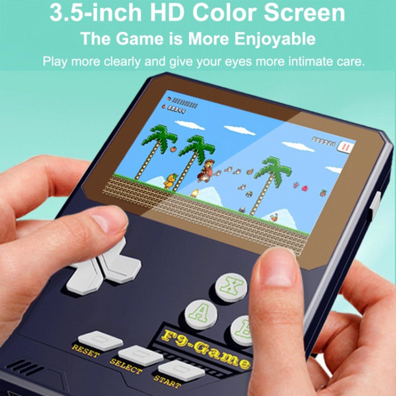 F9 3.5-Inch LCD Screen Kids Handheld Game Console Retro Handheld Video Game Gift for Children