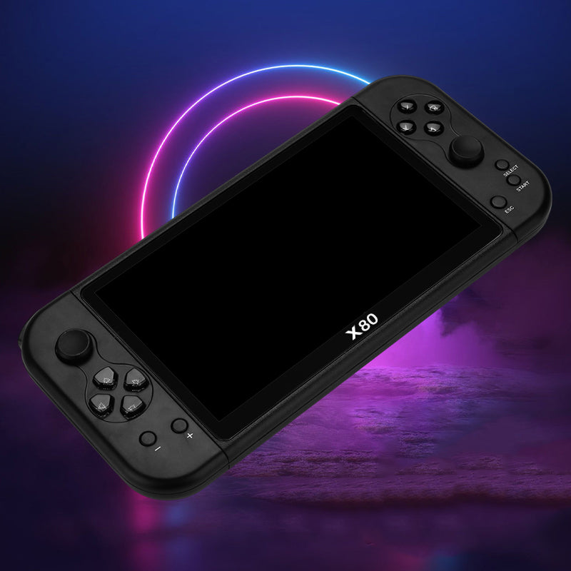 X80 7.0 inch HD Screen Handheld Game Console 20000 Games Video Game Console