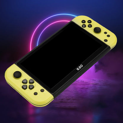 X80 7.0 inch HD Screen Handheld Game Console 20000 Games Video Game Console