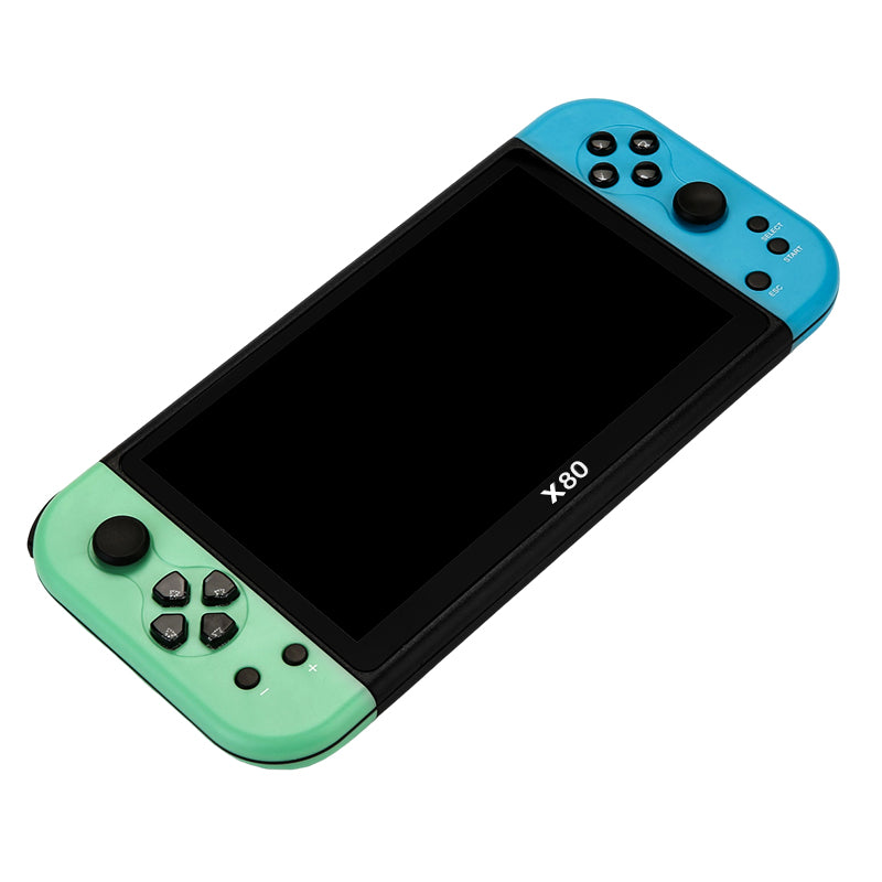 X80 7.0 inch HD Screen Handheld Game Console 20000 Games Video Game Console