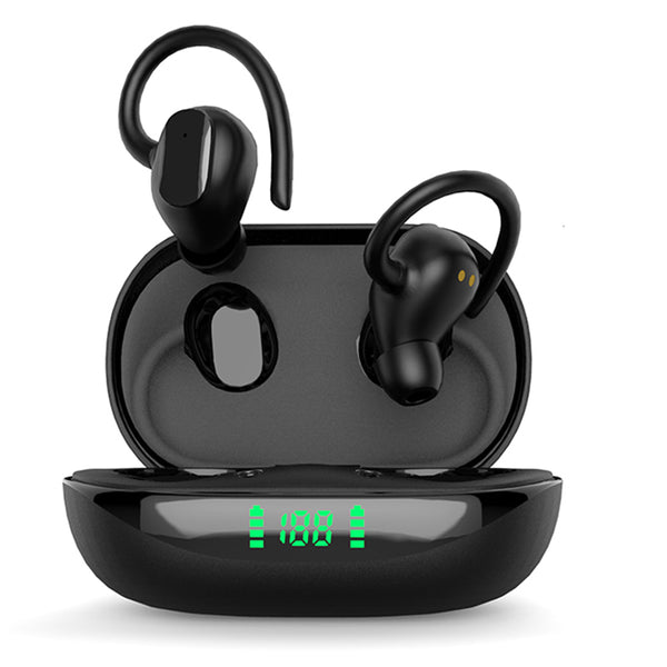 X10pro Bluetooth Headset Sports Headphone TWS Wireless Ear Hook Design Earphone with Charging Case