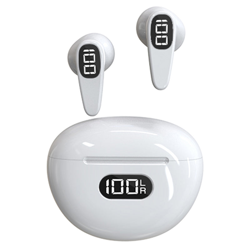 D8 TWS Bluetooth 5.3 Earphone Touch Control True Wireless Sports Earbuds with LED Power Display (CE Certified)