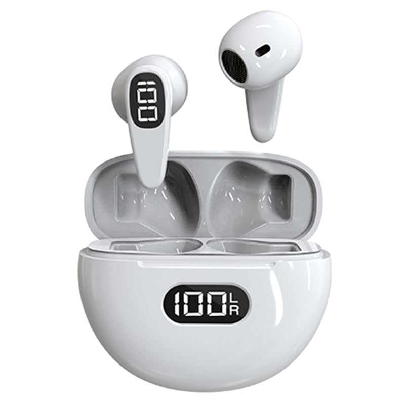D8 TWS Bluetooth 5.3 Earphone Touch Control True Wireless Sports Earbuds with LED Power Display (CE Certified)