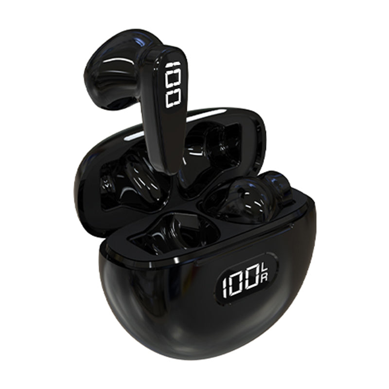 D8 TWS Bluetooth 5.3 Earphone Touch Control True Wireless Sports Earbuds with LED Power Display (CE Certified)