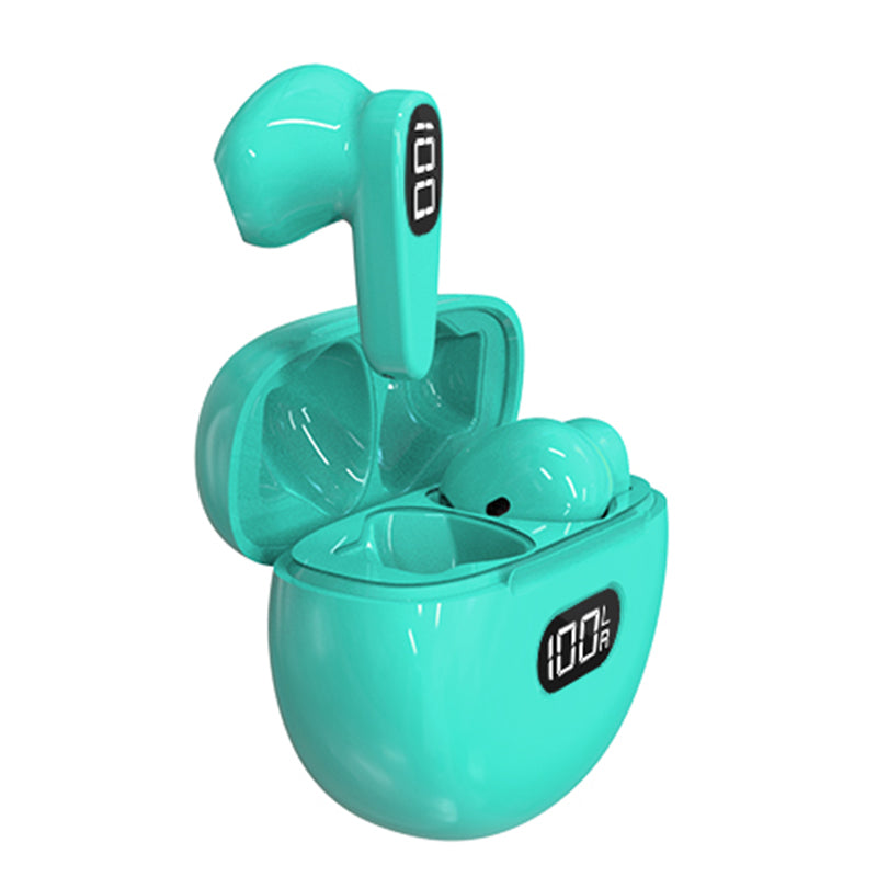 D8 TWS Bluetooth 5.3 Earphone Touch Control True Wireless Sports Earbuds with LED Power Display (CE Certified)