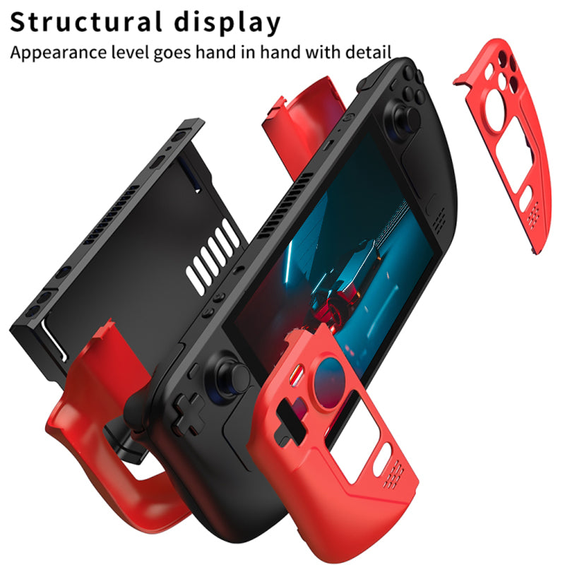 For Steam Deck Frosted PC Protective Case Detachable Game Console Anti-drop Shell
