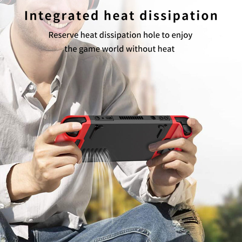 For Steam Deck Frosted PC Protective Case Detachable Game Console Anti-drop Shell