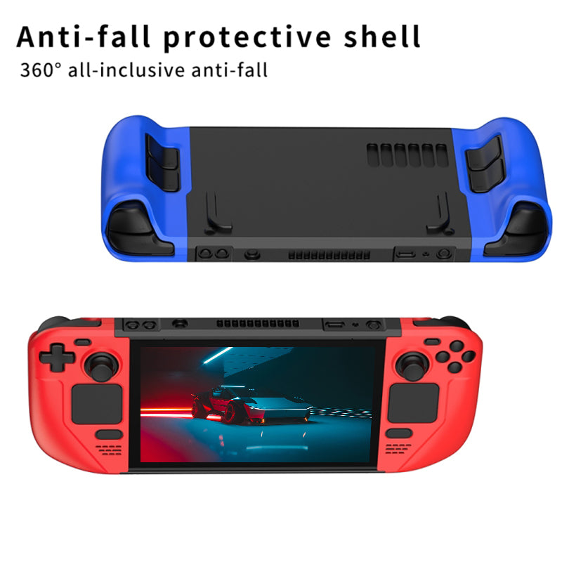 For Steam Deck Frosted PC Protective Case Detachable Game Console Anti-drop Shell