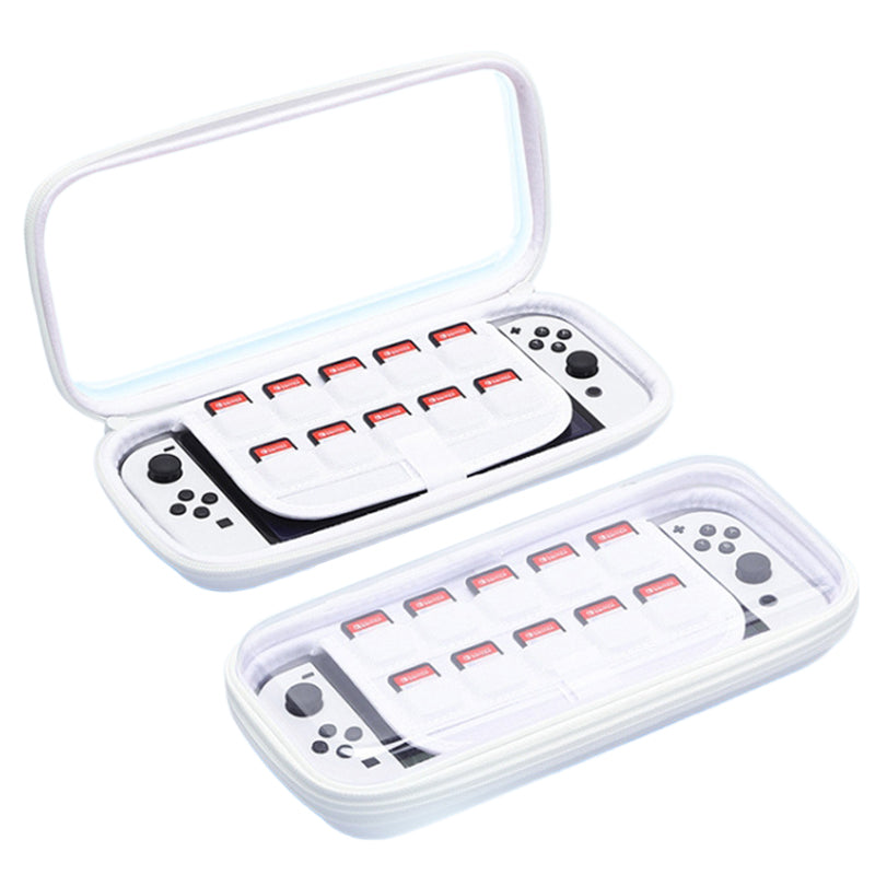 For Nintendo Switch / Switch OLED Game Console Ultralight Shockproof PC+EVA Protective Cover Clear Protective Case