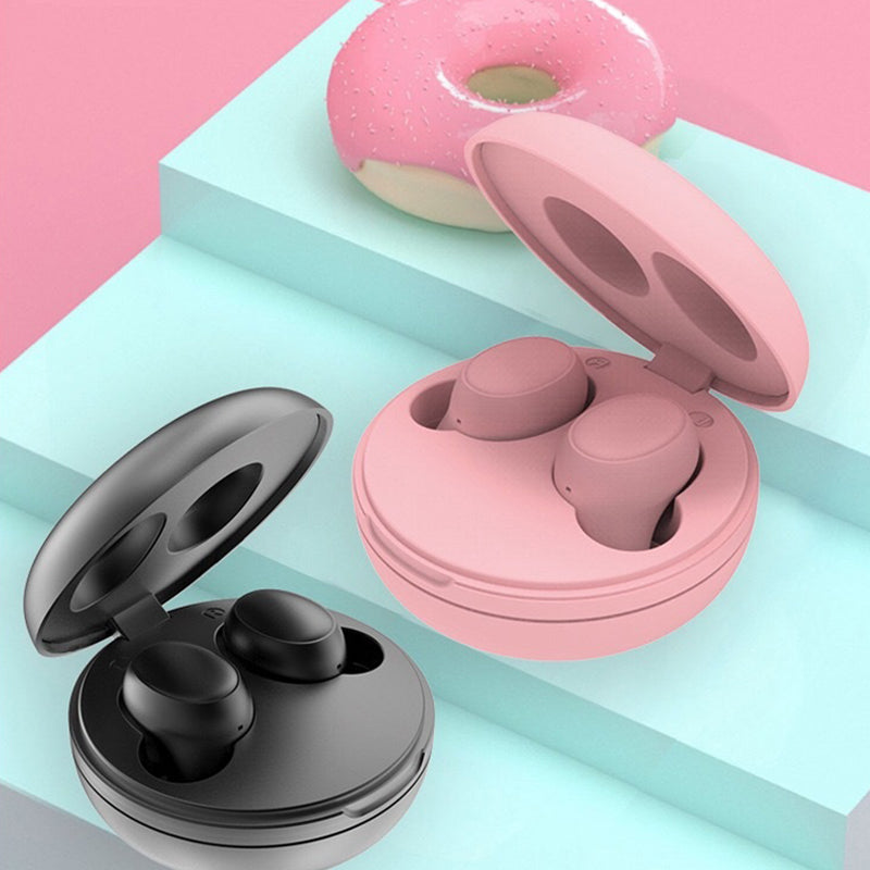 In-Ear Headset Wireless Bluetooth Earphone TWS Touch Control Gaming Headphone with Charging Case